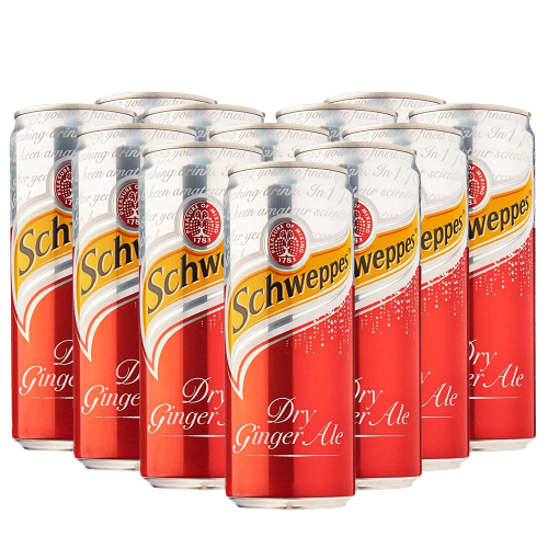 Schweppes Ginger Ale - CASE 24 x 330ml
