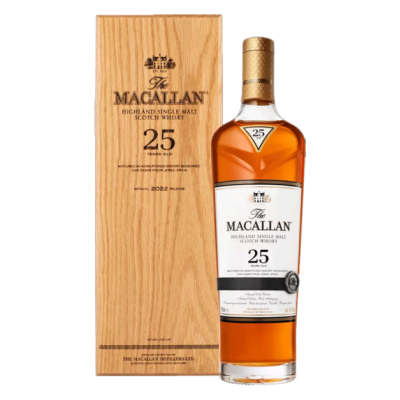 The Macallan 25 Years Single Malt Sherry Cask 2022 Release 700ml w/Gift Box