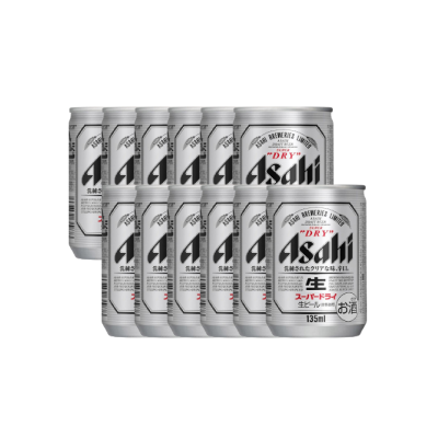 Asahi Super Dry MINI - 12 x 135ml