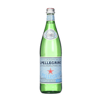 San Pellegrino Natural Mineral Glass Bottle Water - Sparkling 1L
