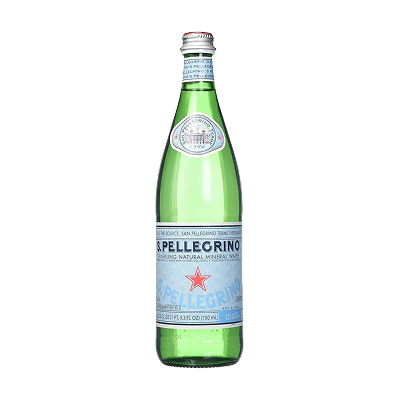 San Pellegrino Natural Mineral Glass Bottle Water - Sparkling 1L