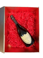 Premium Gold Folding Gift Box w Red Raffia Shredded Paper 20g/pack | Magnetic Box (BOTTLE NOT INCLUDED)