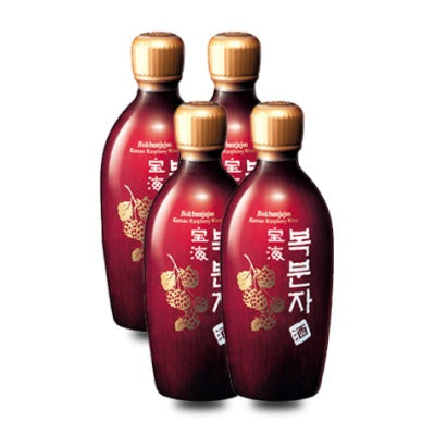 Bohae Bokbunja Black Raspberry Wine - 4 x 375ml