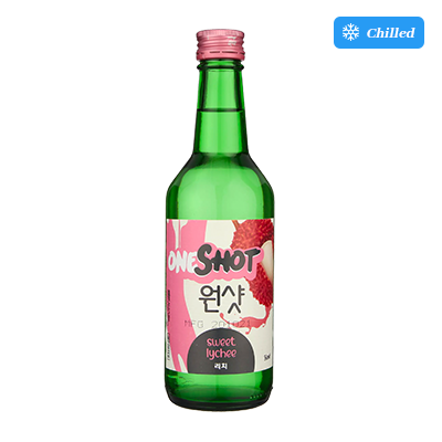 ONESHOT Soju Sweet Lychee 360ml