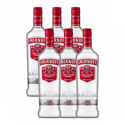 Smirnoff Red 6 x 70cl