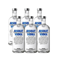 Absolut Vodka Blue - 6 x 70cl