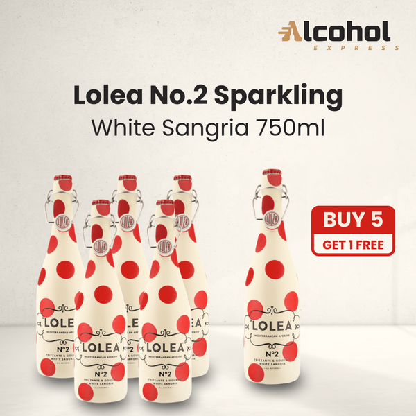 Lolea No.2 Sparkling White Sangria 750ml (BUY 5 FOC 1)