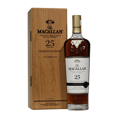 Macallan 25 Years Single Malt Sherry Cask 2022 Release 70cl w/Gift Box