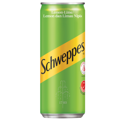 Schweppes Lemon Lime Soda 330ml